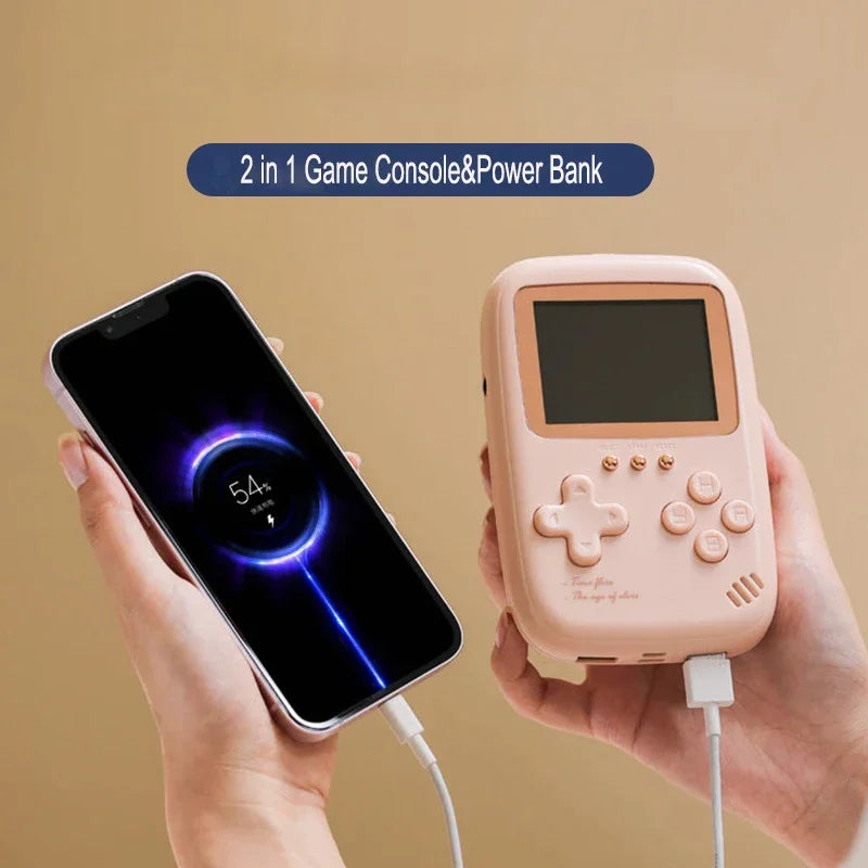 MINI PORTABLE HANDHELD RETRO GAME CONSOLE POWER BANK