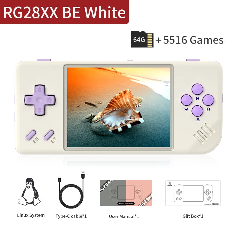 HANDHELD GAME CONSOLE RG28XX - 64GB