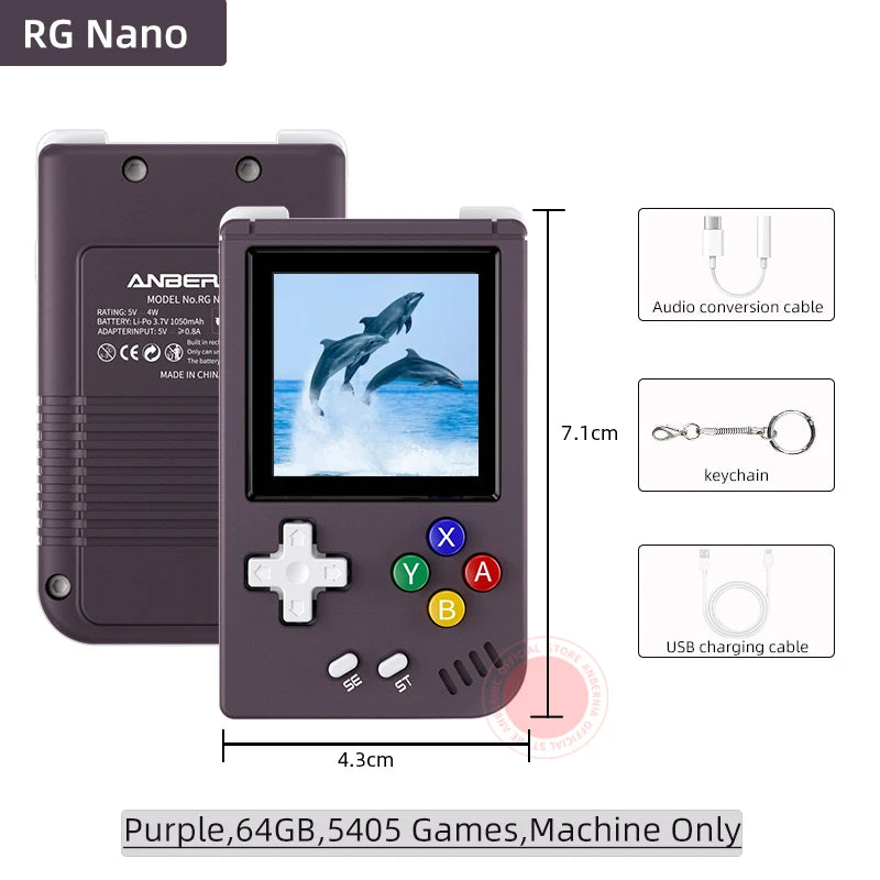 NANO HANDHELD RETRO GAME CONSOLE